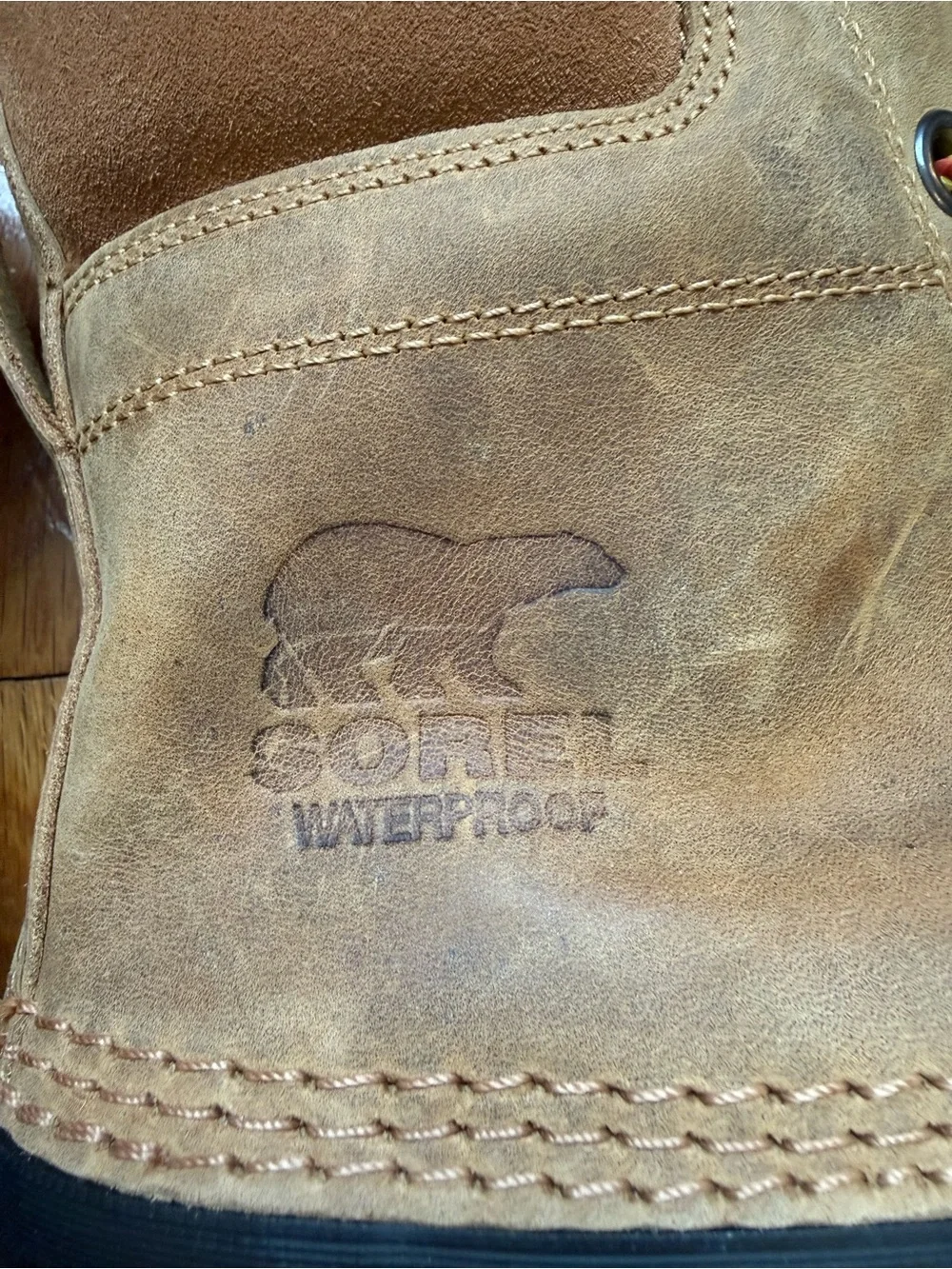 Men's Sorel Waterproof Brown and Black Duck Boots sz 10.5
